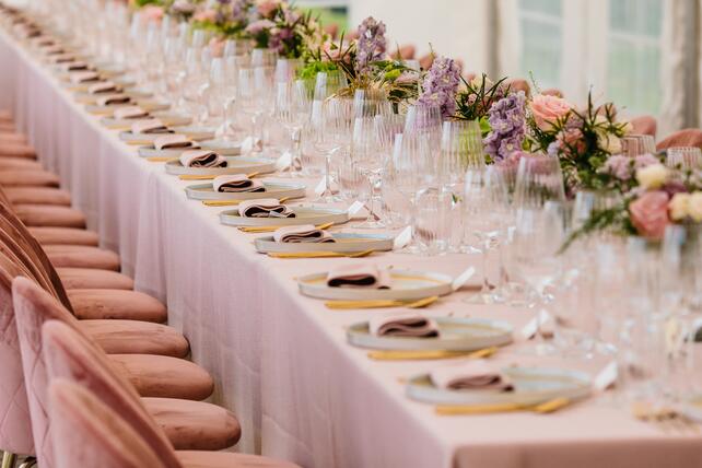 Close-up tafel